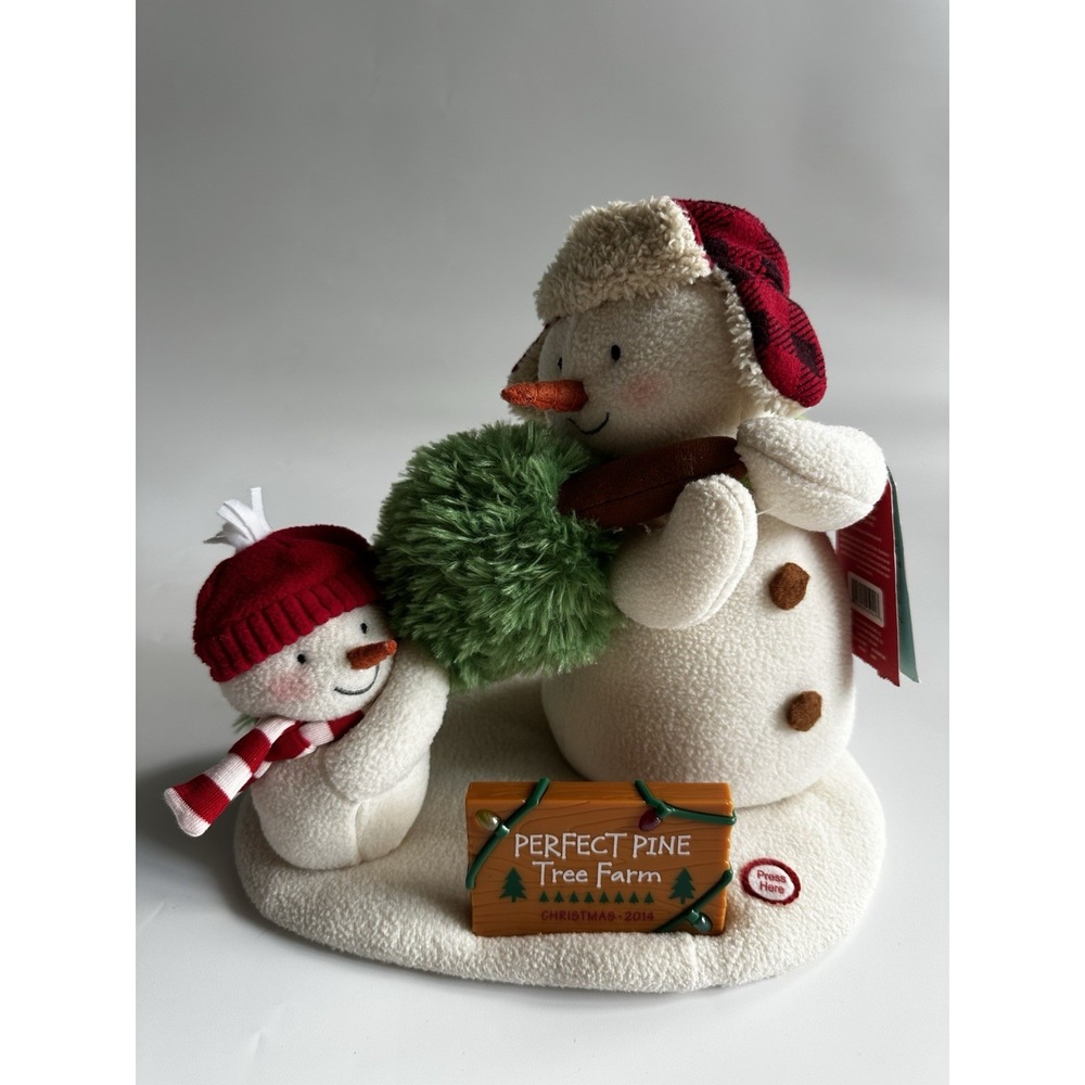 Hallmark 2014 Jingle Pals The Perfect Tree Animated Singing Snowmen TESTED WORKS